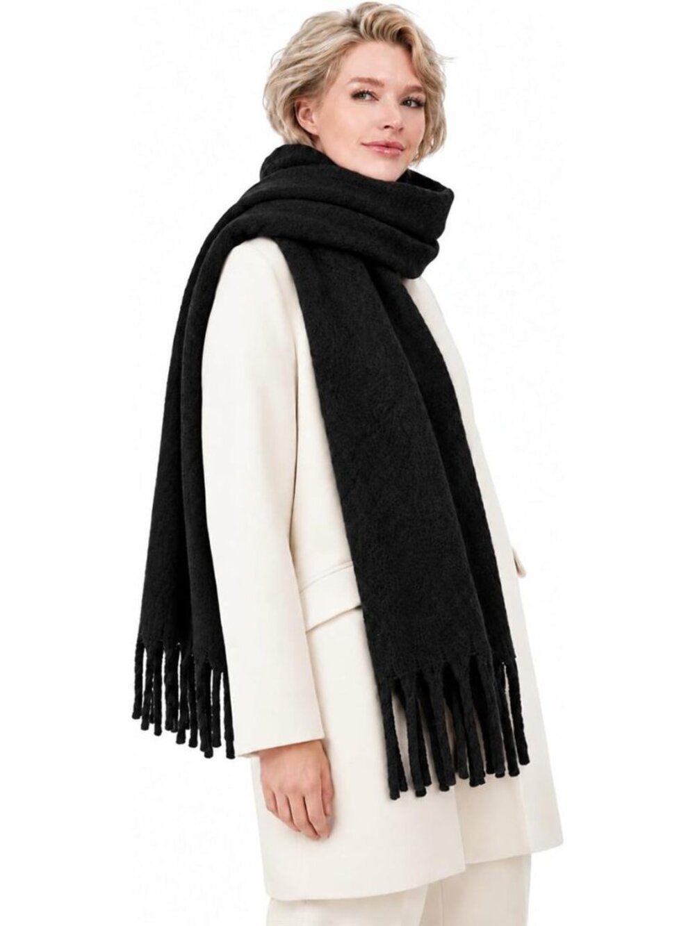 Women's Chunky Winter Scarf Oversized Wrap